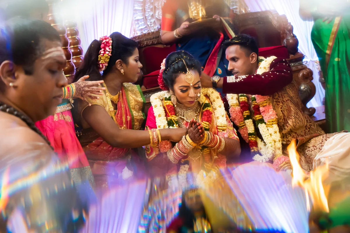 Suria & Vinodhini photograph by Jacob's Artography