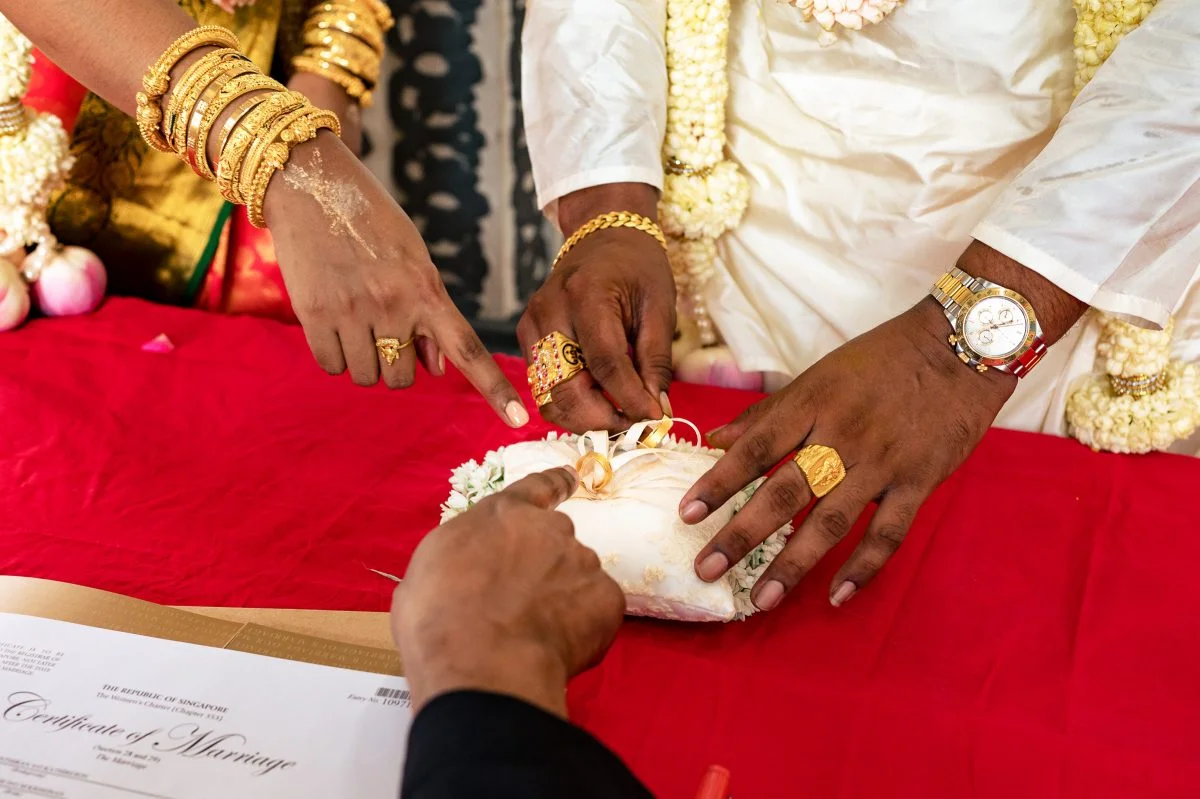 Naren & Revathi photograph by Jacob's Artography