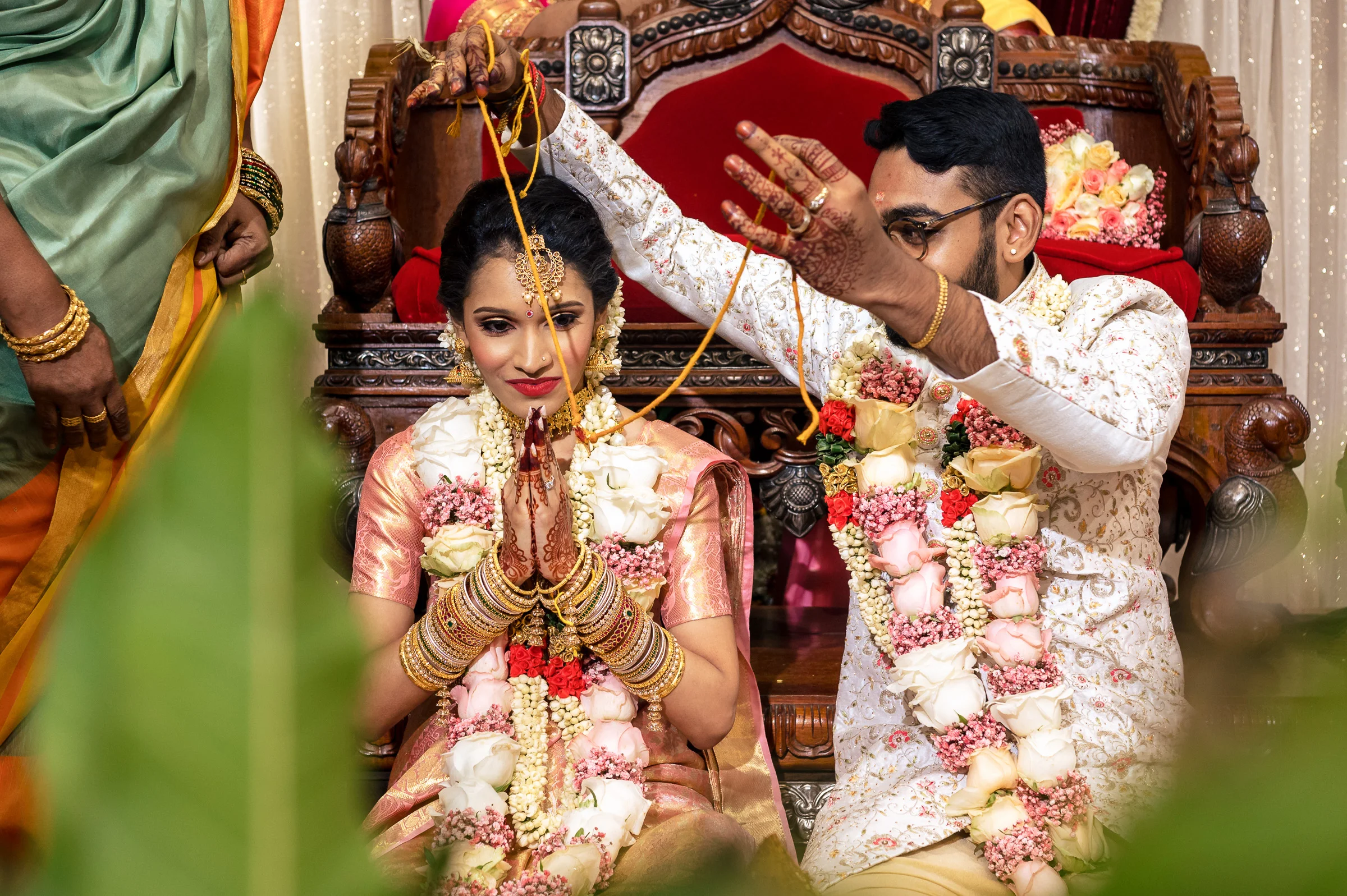 Ambarish & Divia photograph by Jacob's Artography