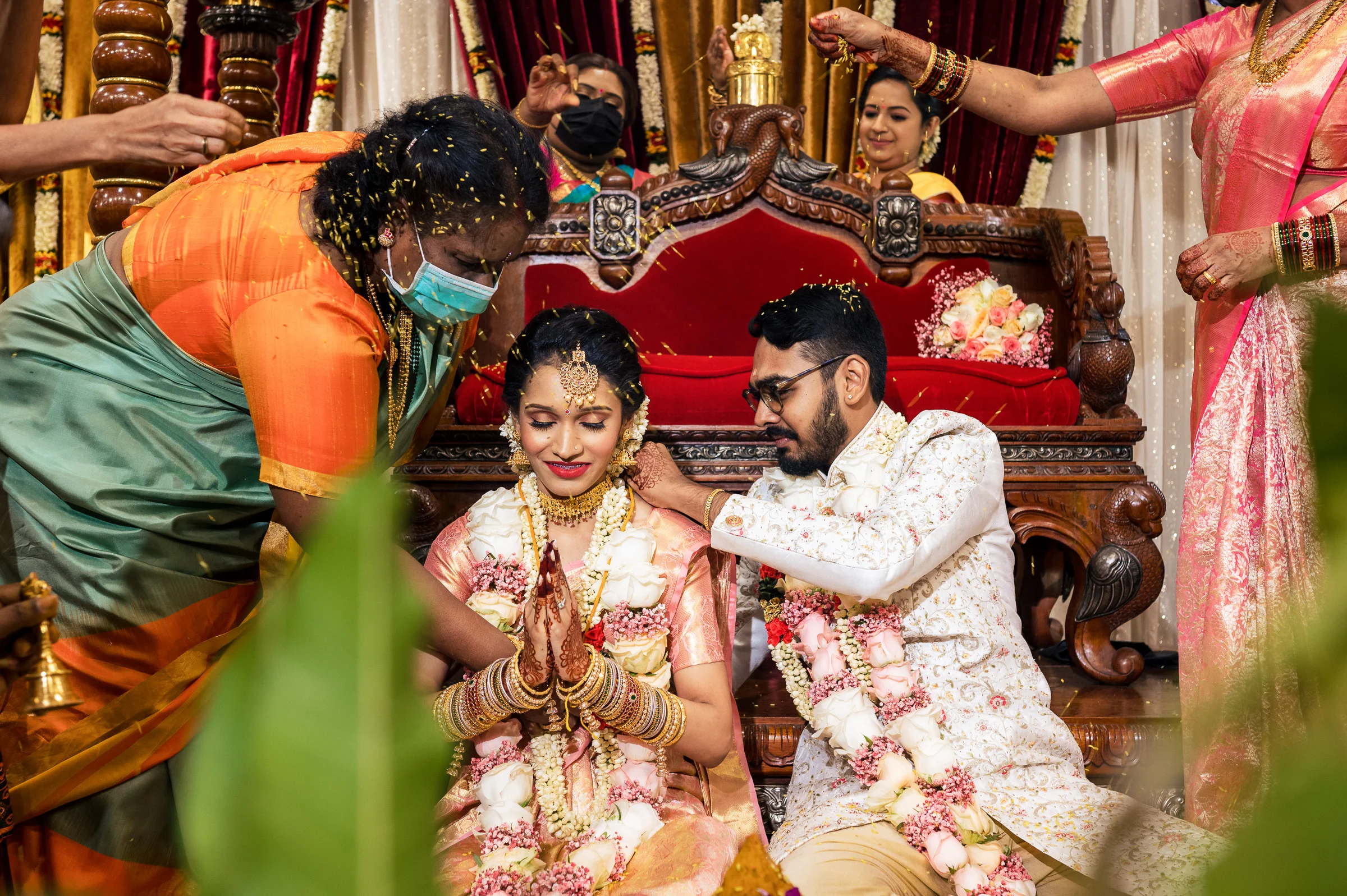 Ambarish & Divia photograph by Jacob's Artography