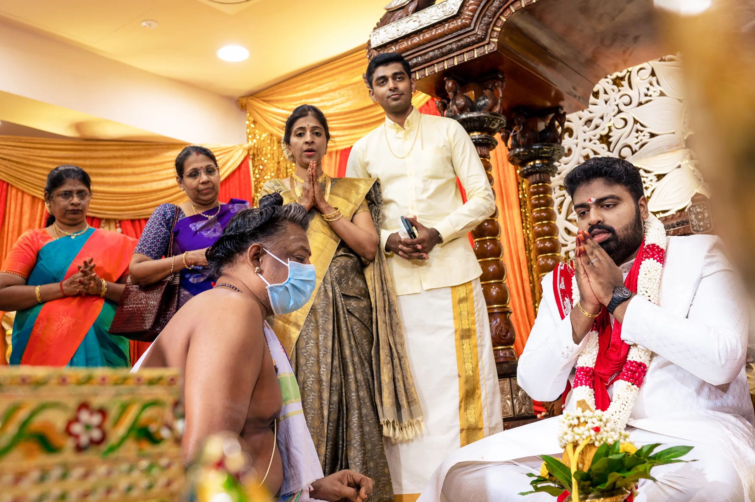 Aravind & Sharanyah photograph by Jacob's Artography