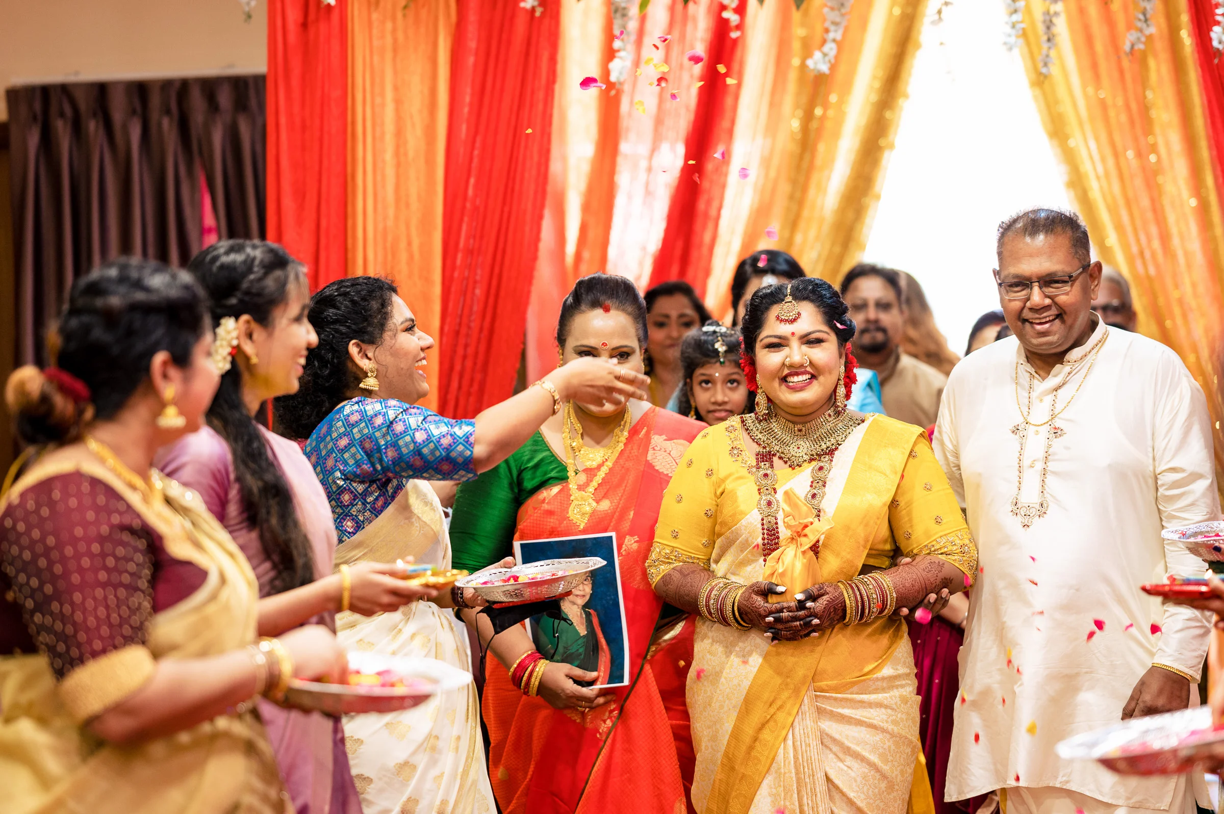 Aravind & Sharanyah photograph by Jacob's Artography