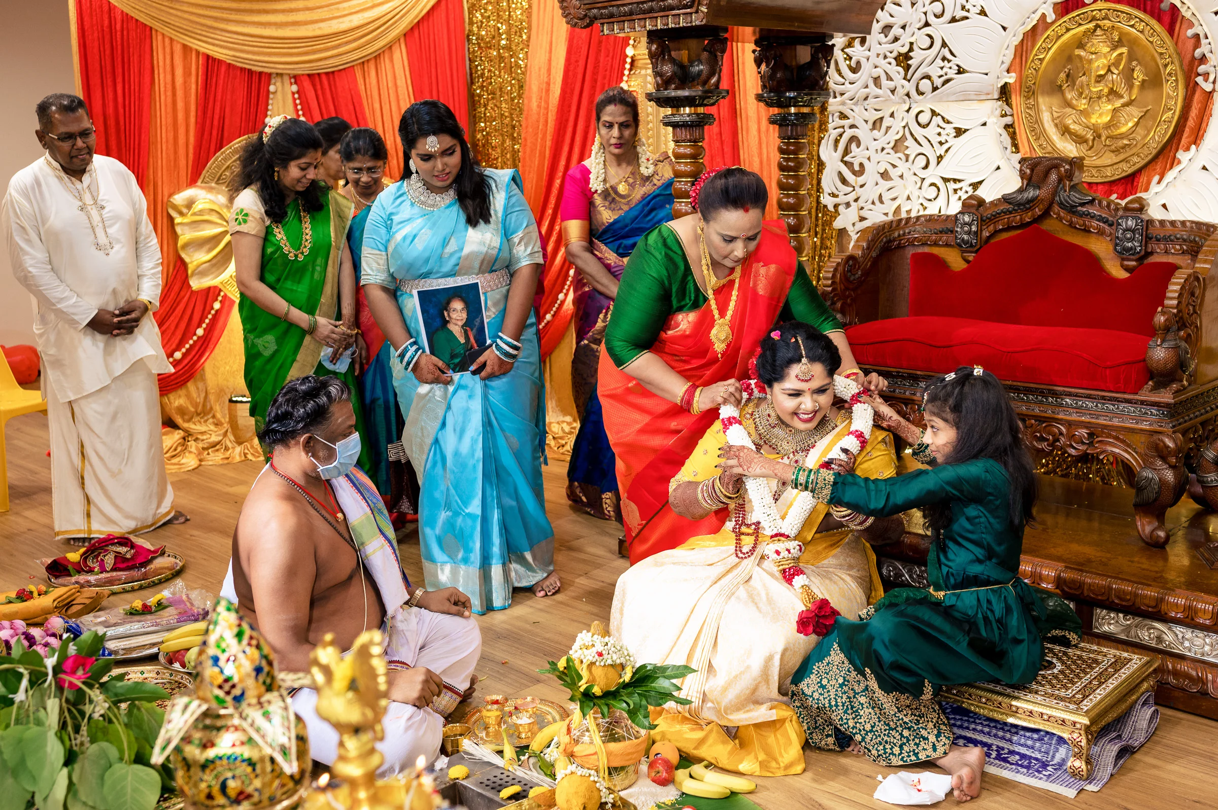 Aravind & Sharanyah photograph by Jacob's Artography