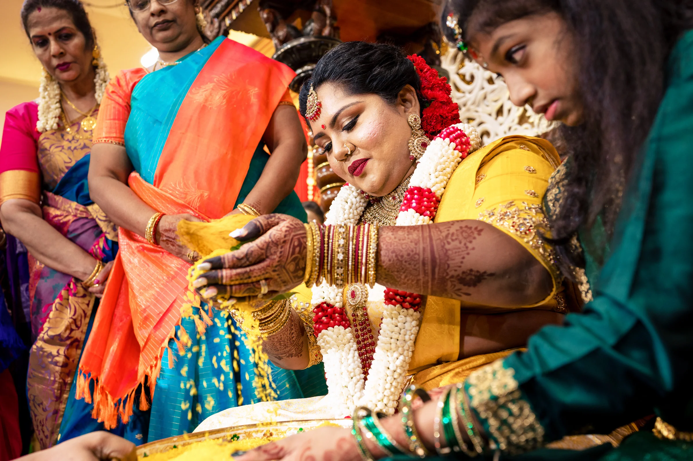 Aravind & Sharanyah photograph by Jacob's Artography