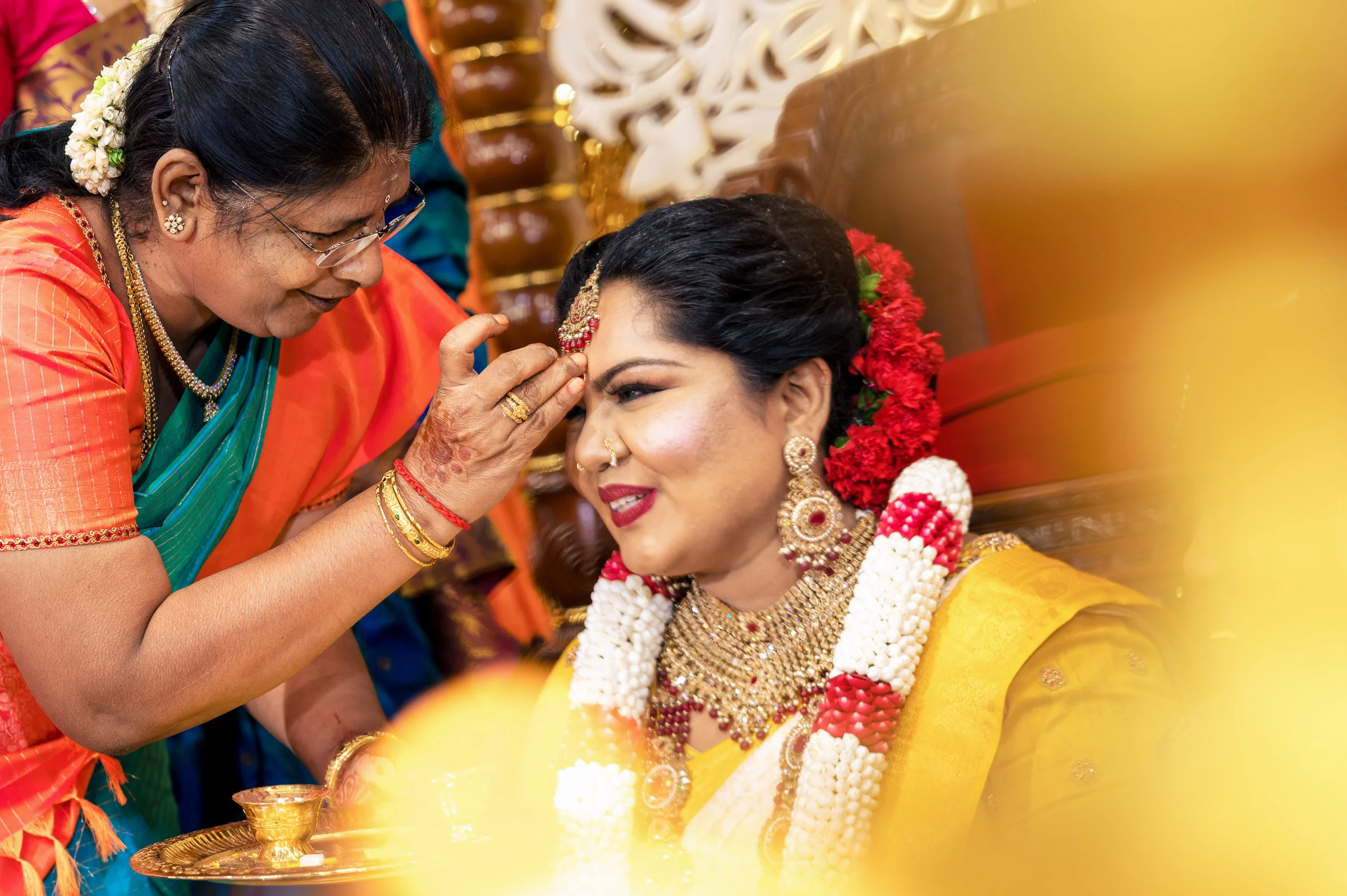 Aravind & Sharanyah photograph by Jacob's Artography