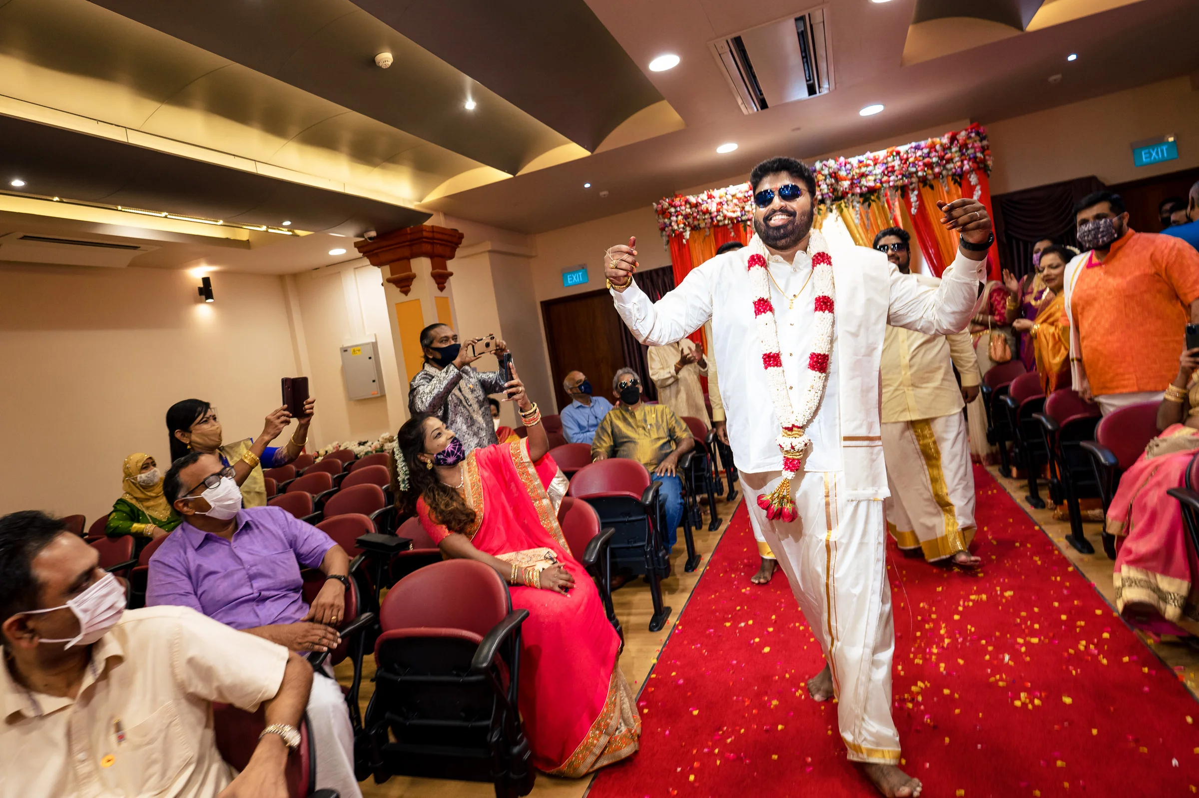 Aravind & Sharanyah photograph by Jacob's Artography