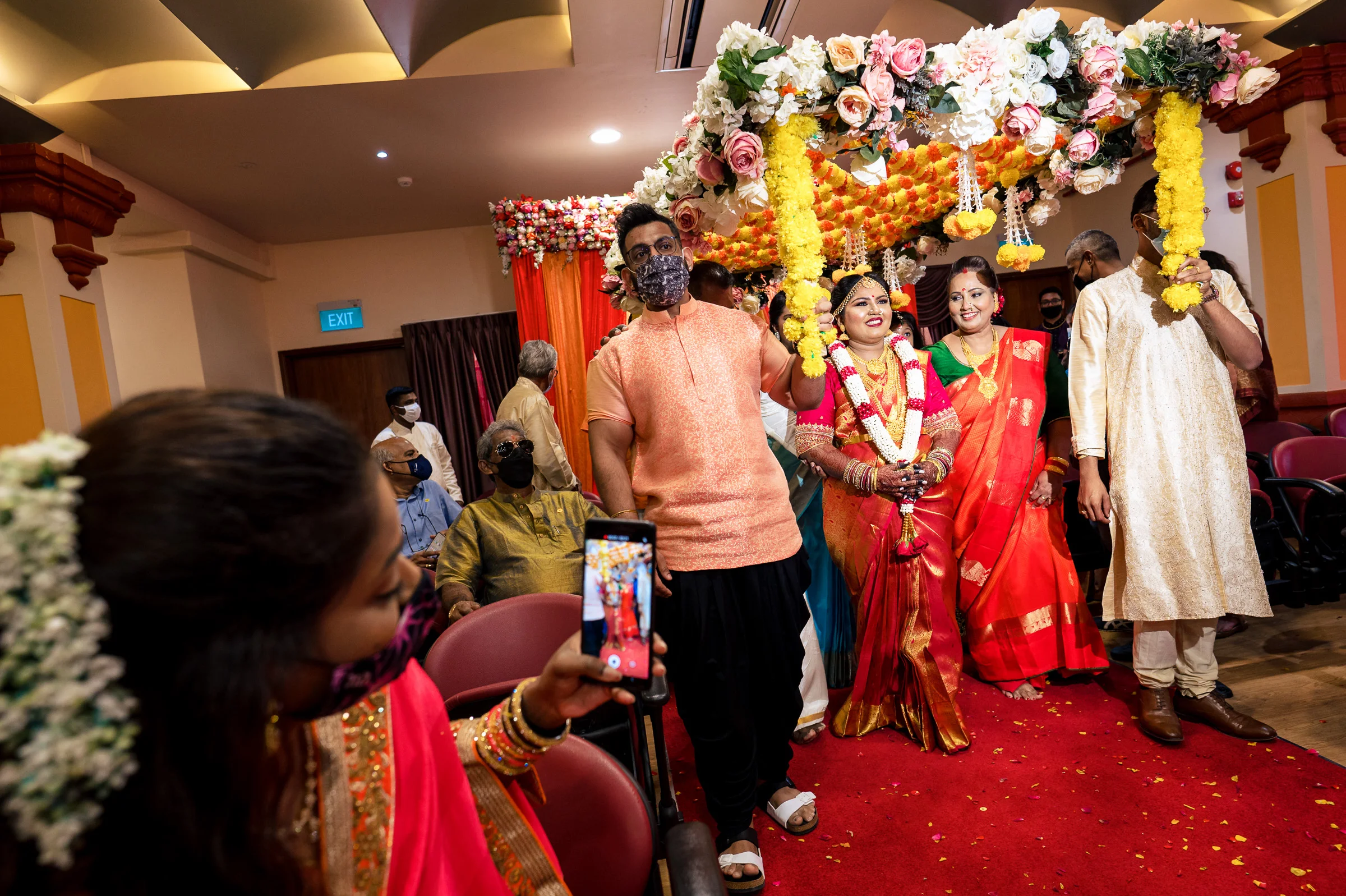 Aravind & Sharanyah photograph by Jacob's Artography