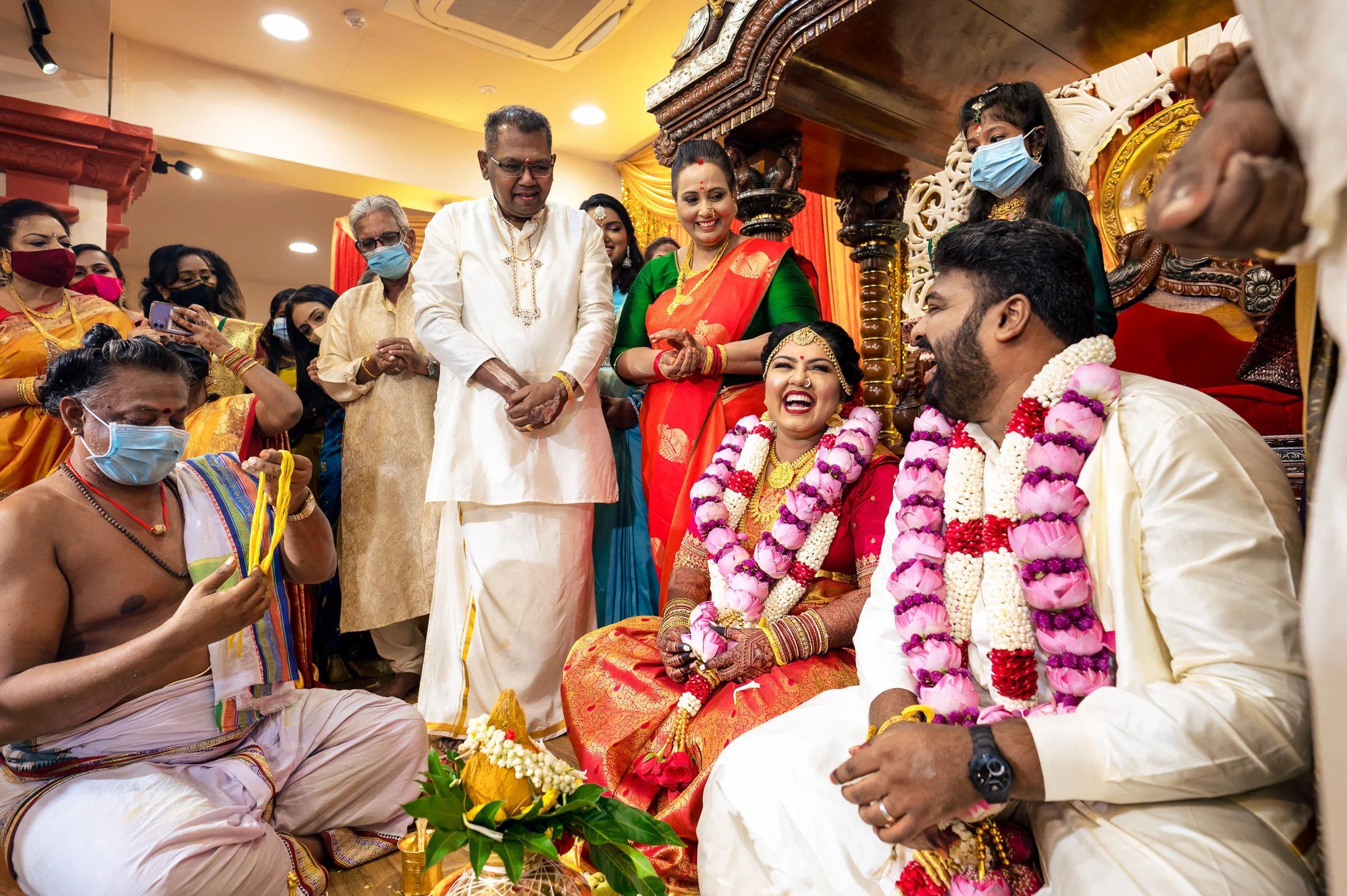 Aravind & Sharanyah photograph by Jacob's Artography