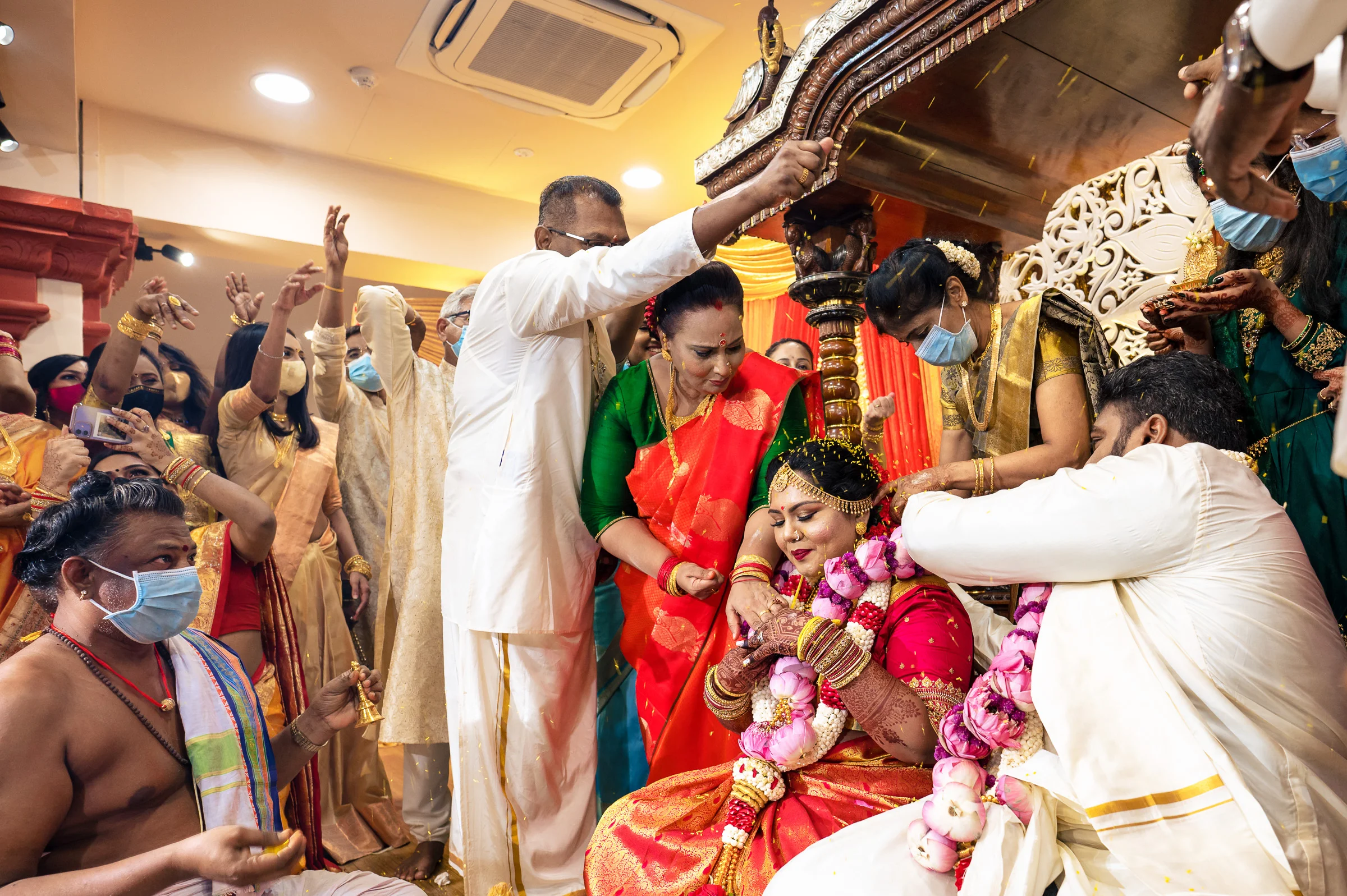 Aravind & Sharanyah photograph by Jacob's Artography