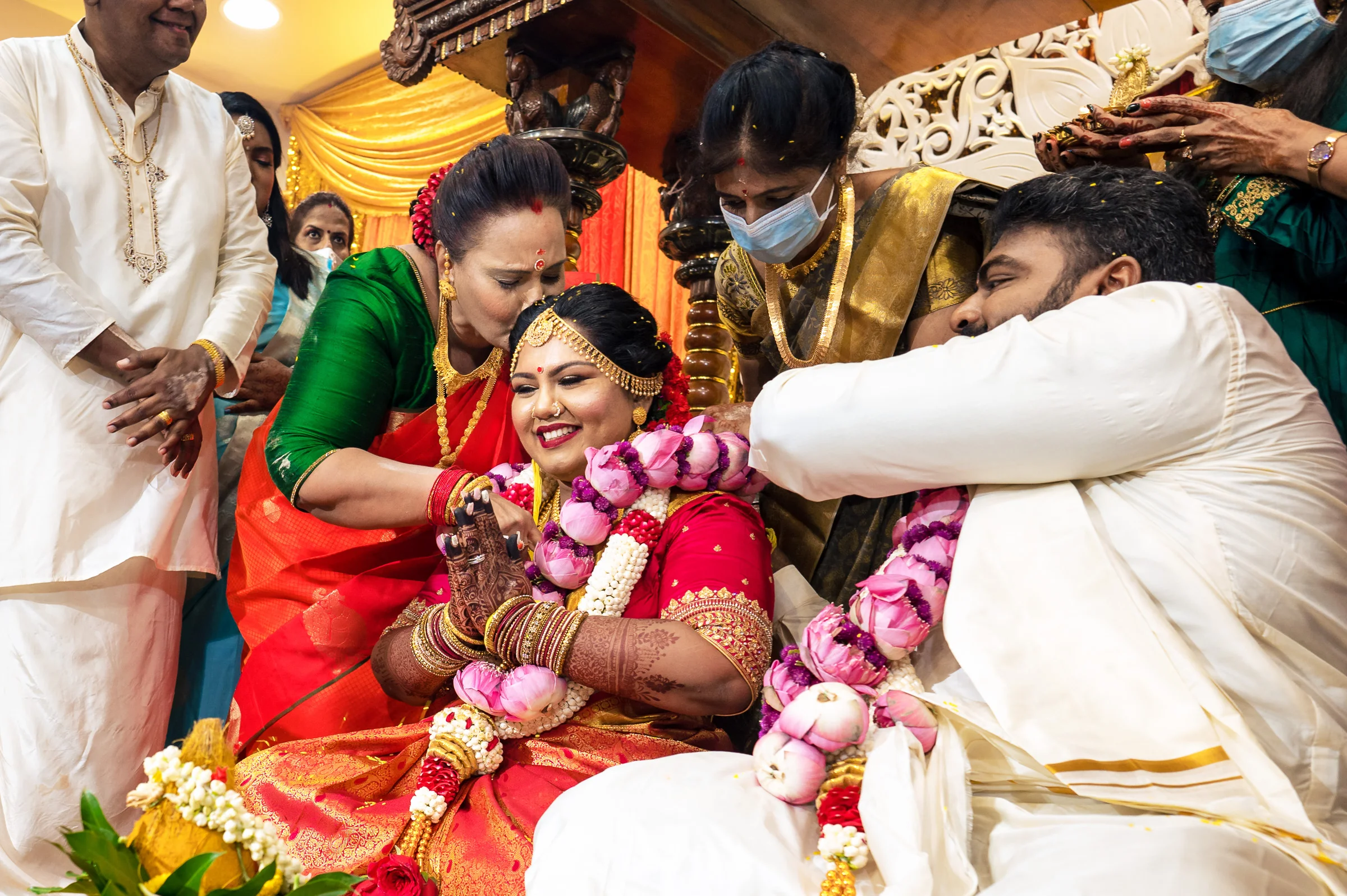 Aravind & Sharanyah photograph by Jacob's Artography