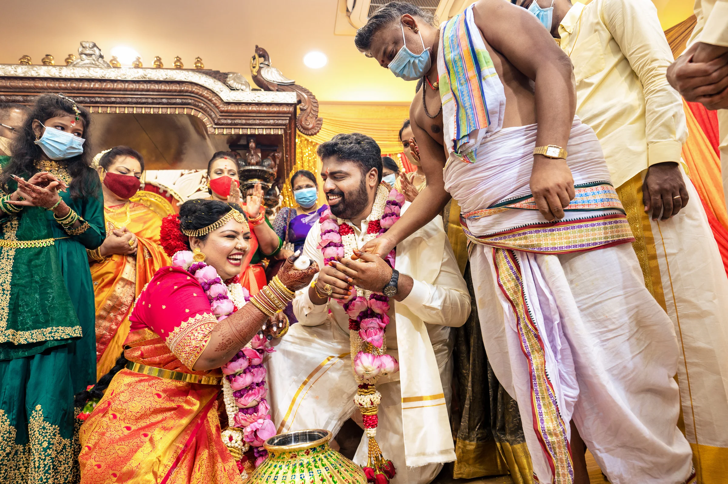 Aravind & Sharanyah photograph by Jacob's Artography