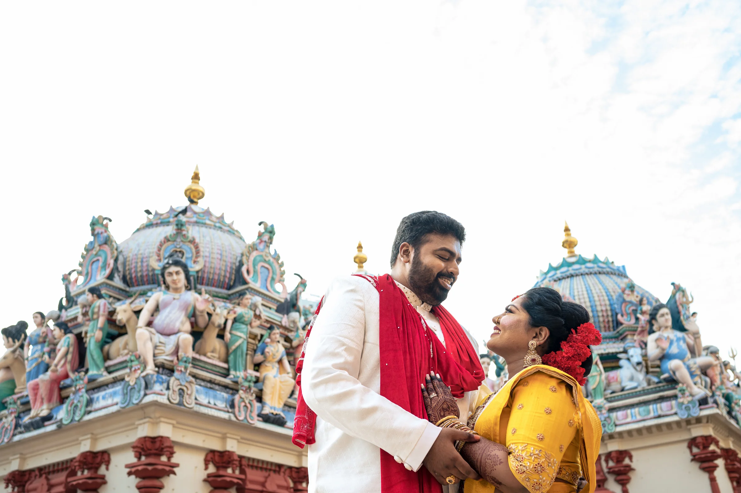 Aravind & Sharanyah photograph by Jacob's Artography