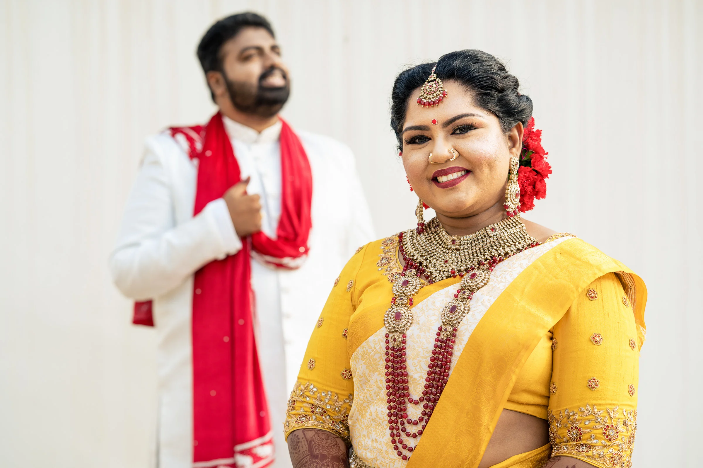 Aravind & Sharanyah photograph by Jacob's Artography