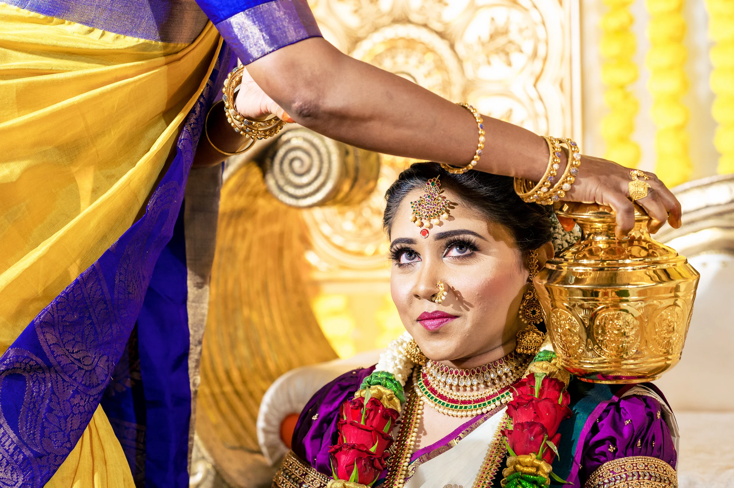 Saravanan & Bama photograph by Jacob's Artography