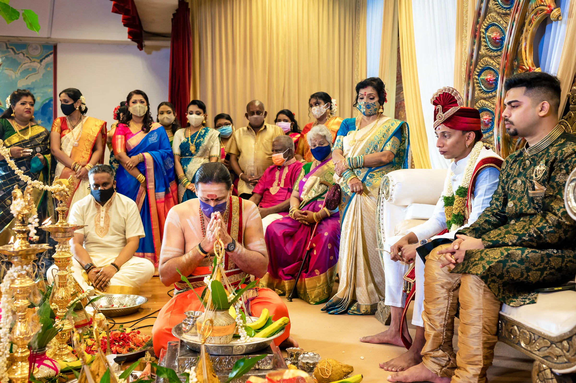 Tharaniraj & Seema photograph by Jacob's Artography