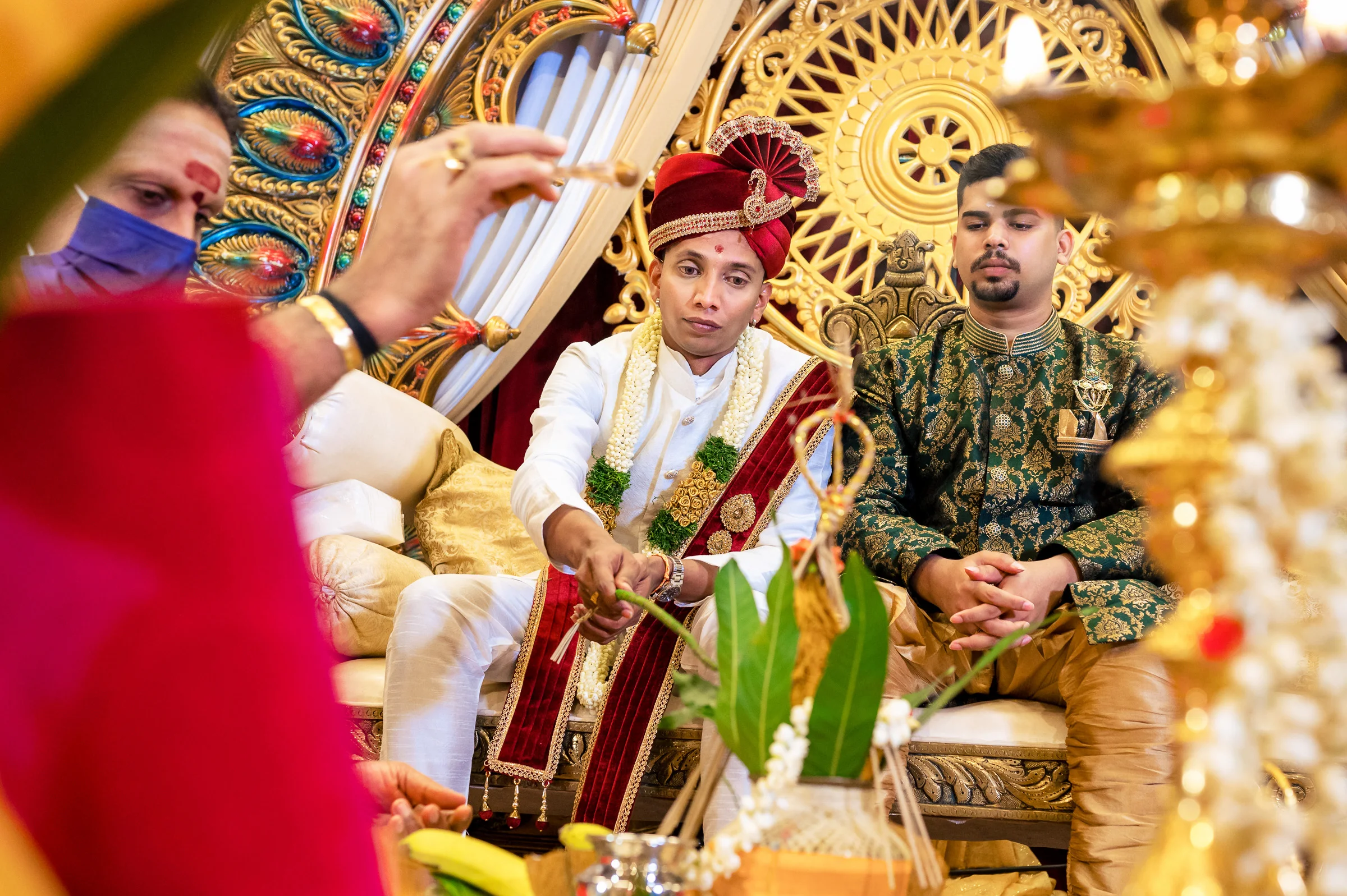 Tharaniraj & Seema photograph by Jacob's Artography