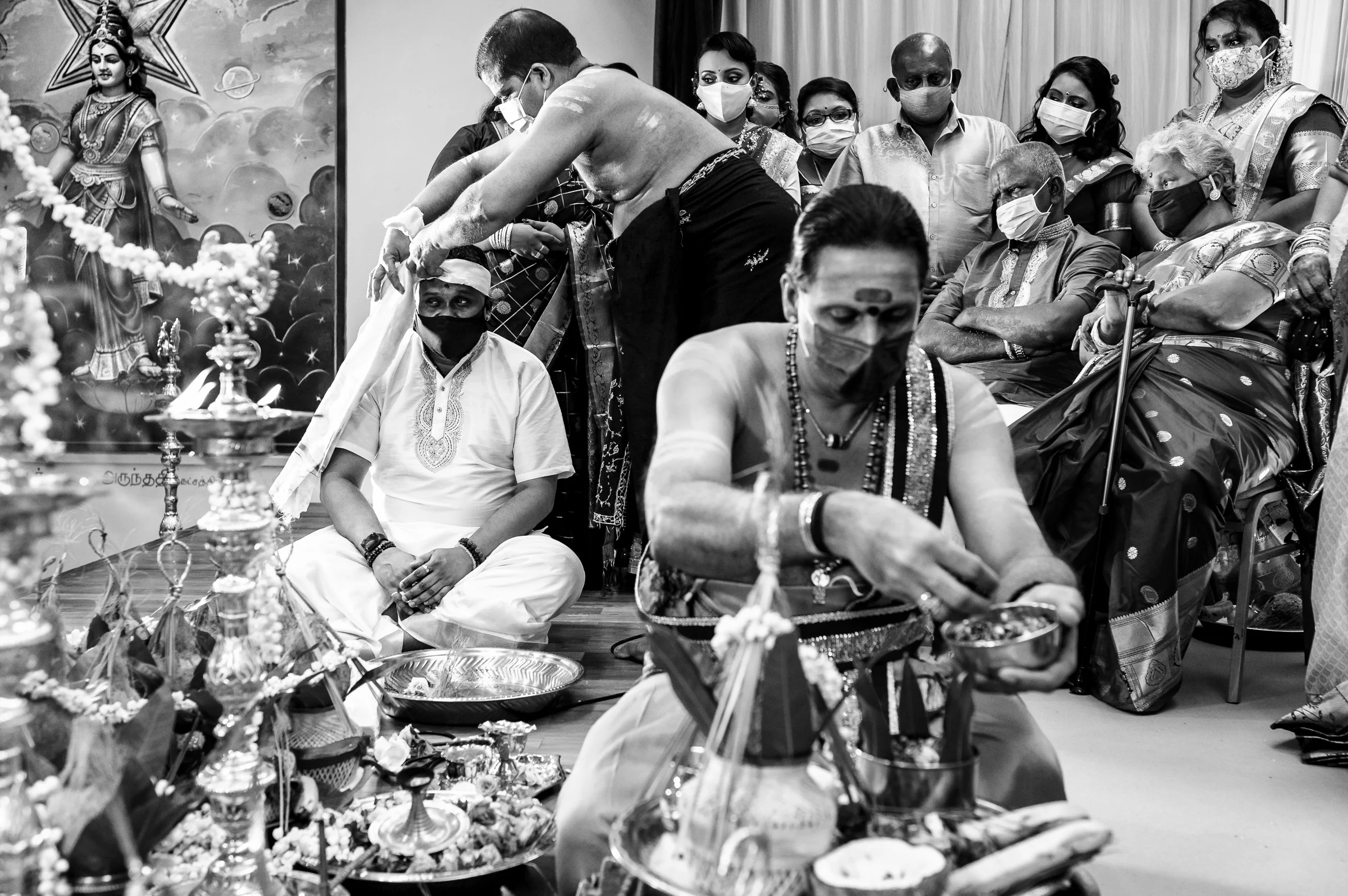 Tharaniraj & Seema photograph by Jacob's Artography