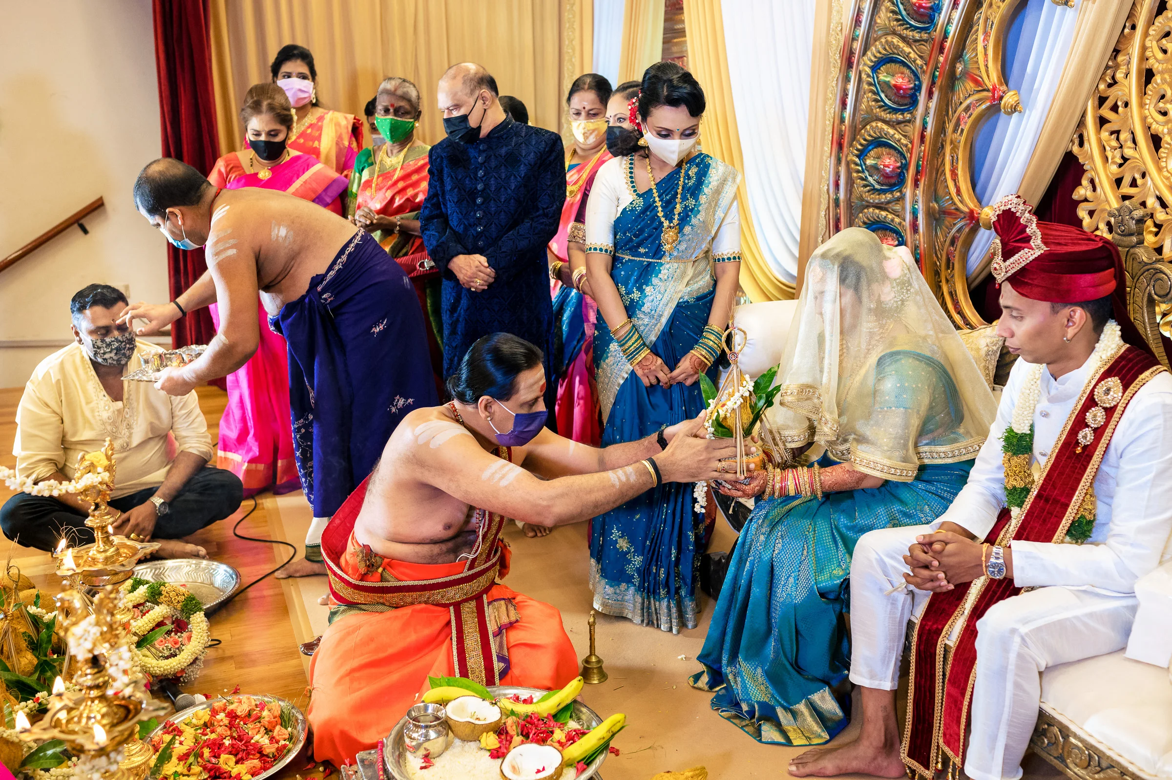 Tharaniraj & Seema photograph by Jacob's Artography