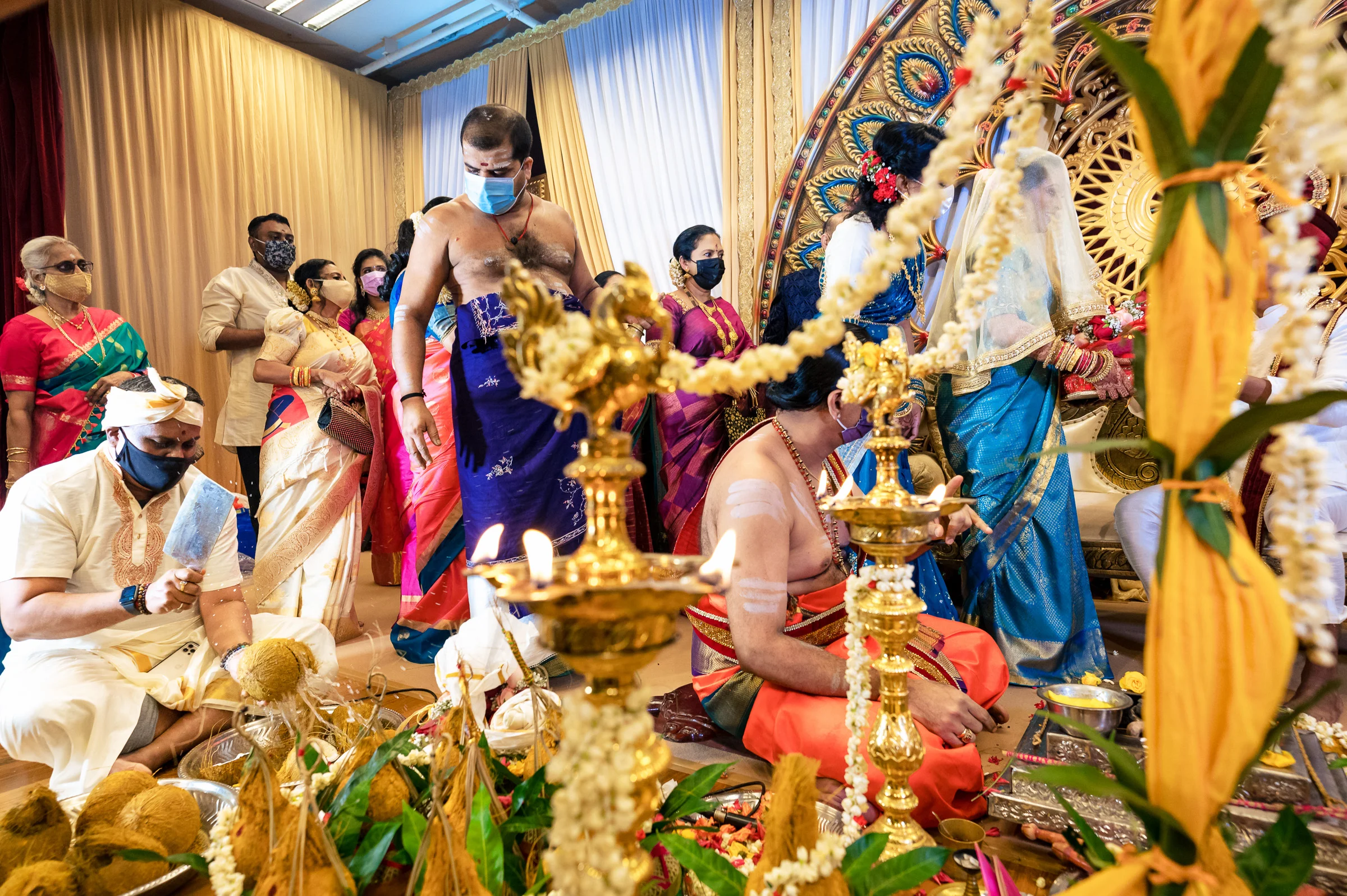 Tharaniraj & Seema photograph by Jacob's Artography