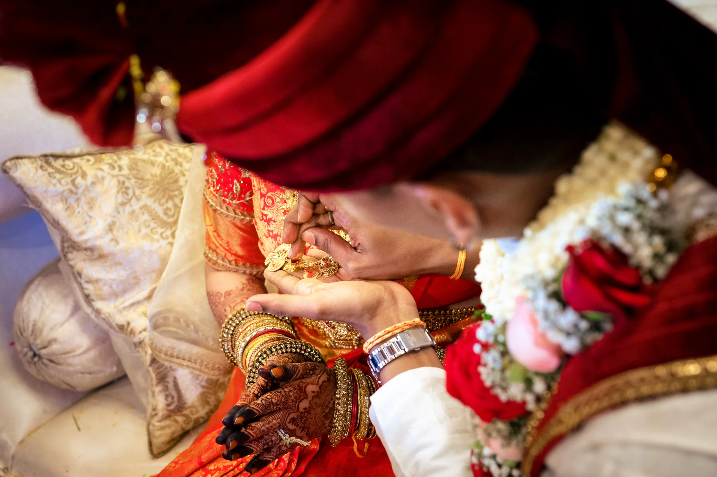 Tharaniraj & Seema photograph by Jacob's Artography