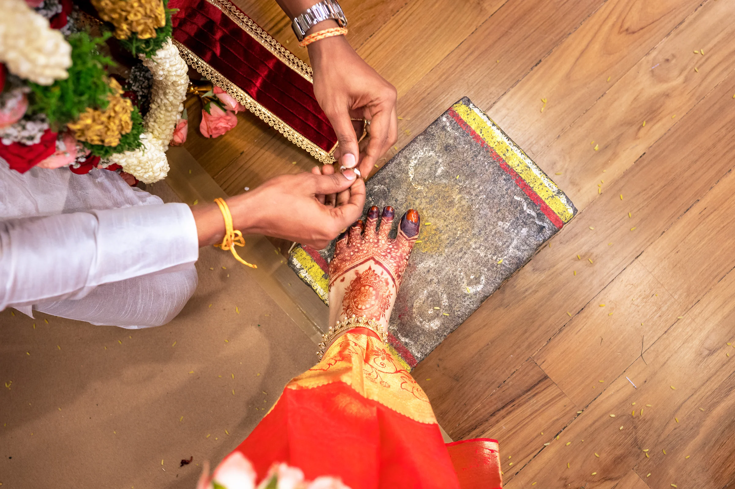 Tharaniraj & Seema photograph by Jacob's Artography