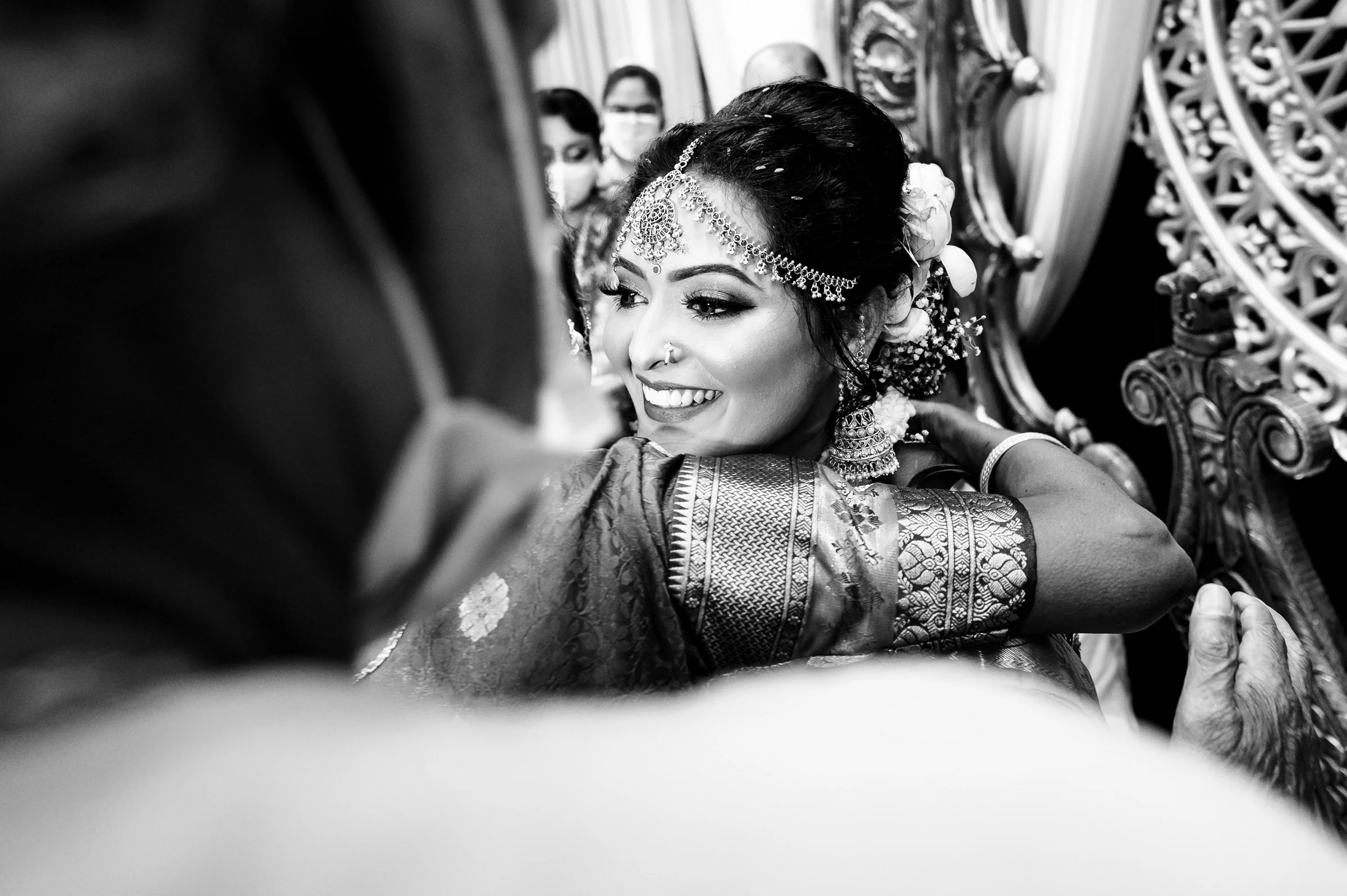 Tharaniraj & Seema photograph by Jacob's Artography