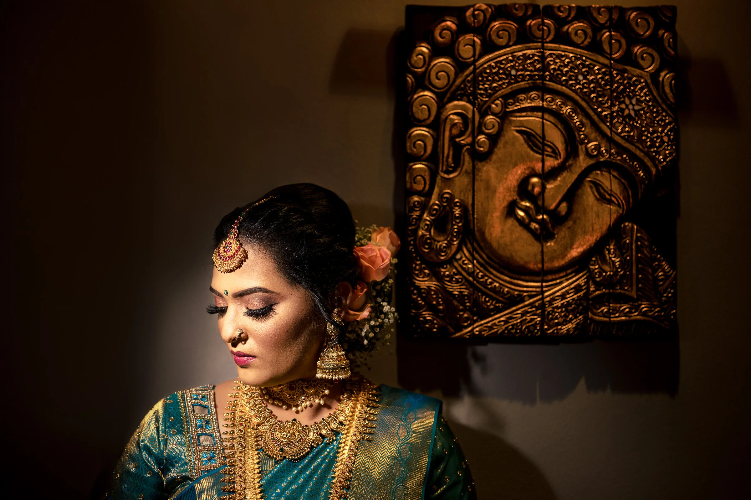 Tharaniraj & Seema photograph by Jacob's Artography