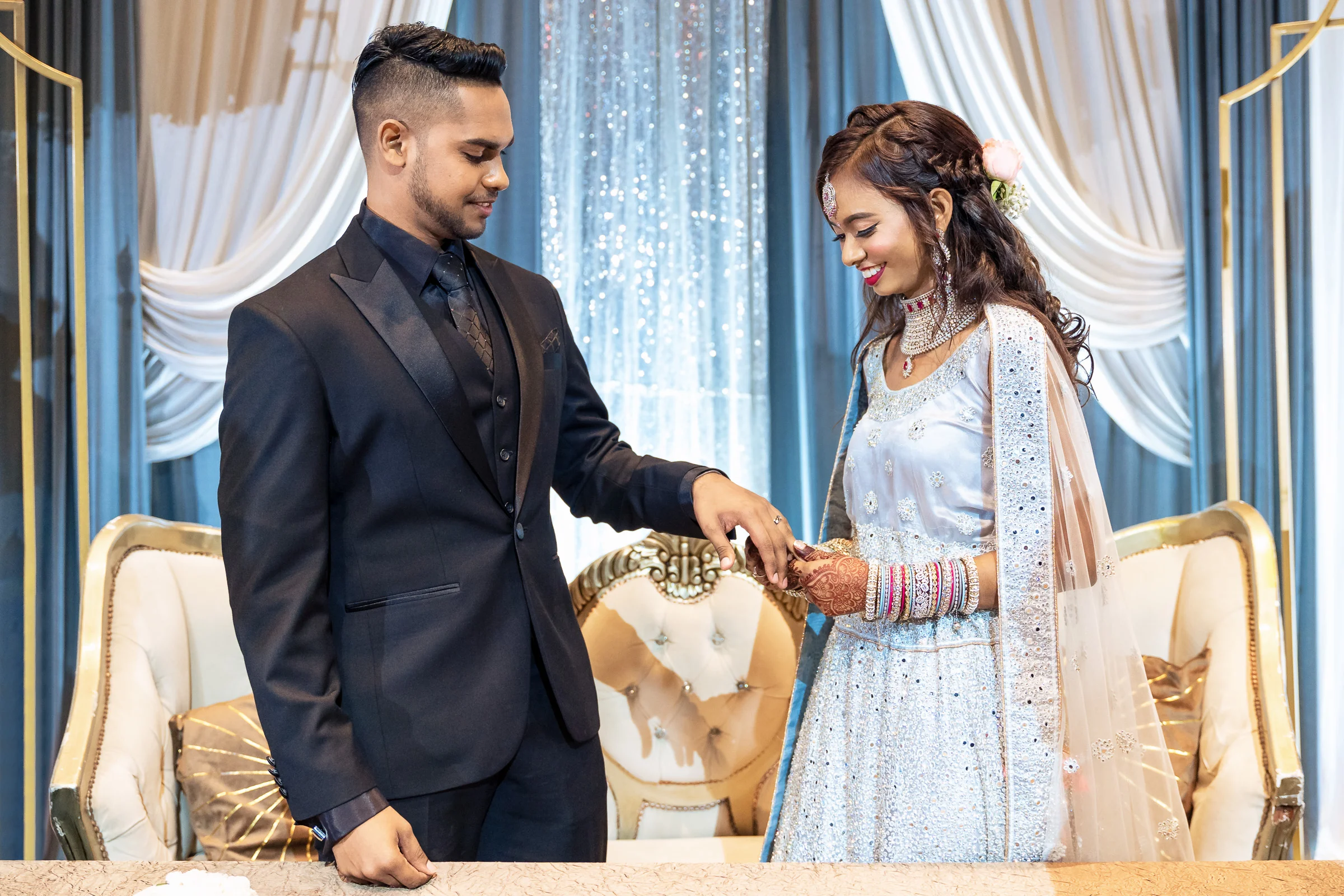 Abilash & Chitra photograph by Jacob's Artography