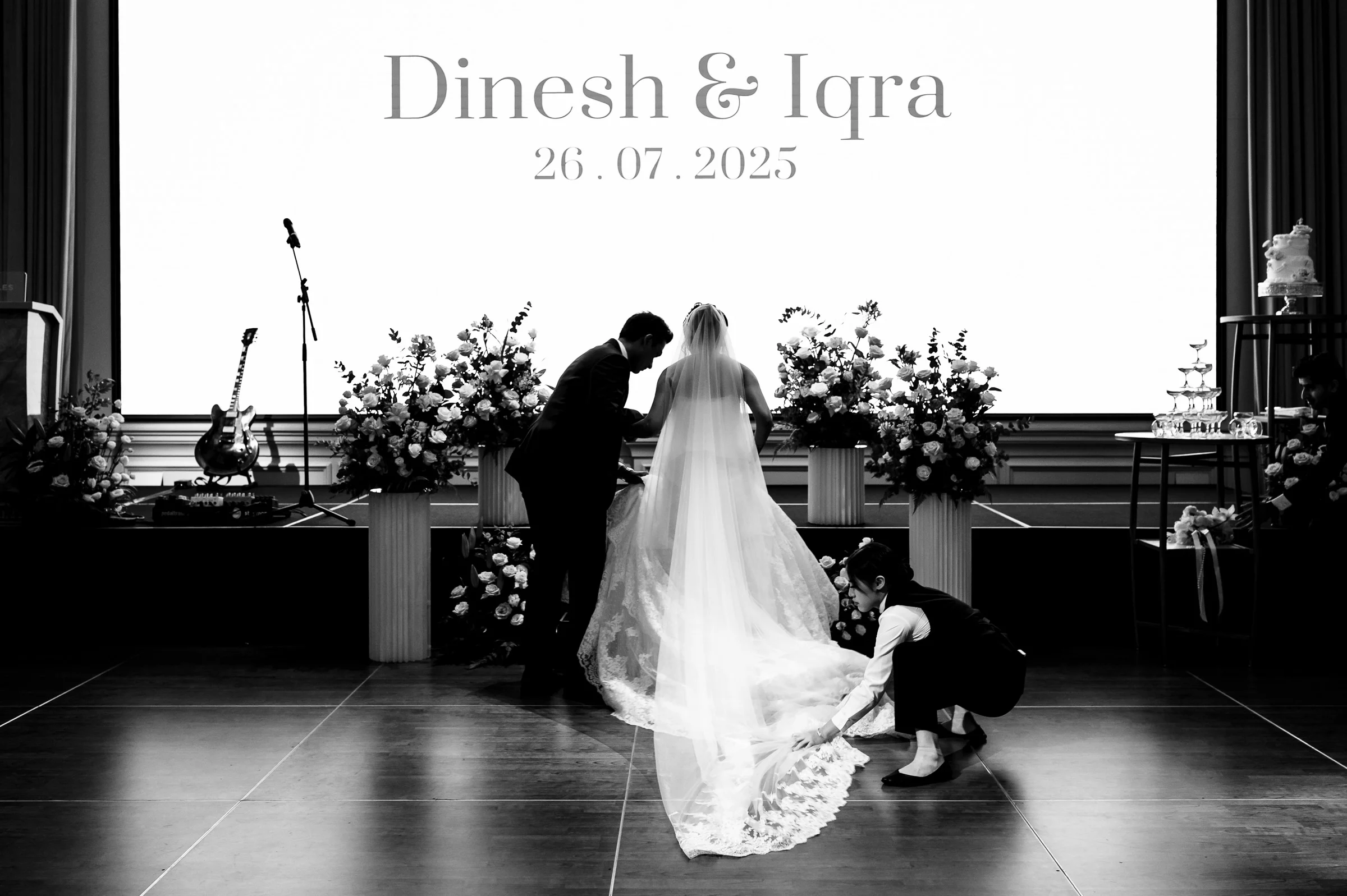 Dinesh & Iqra photograph by Jacob's Artography